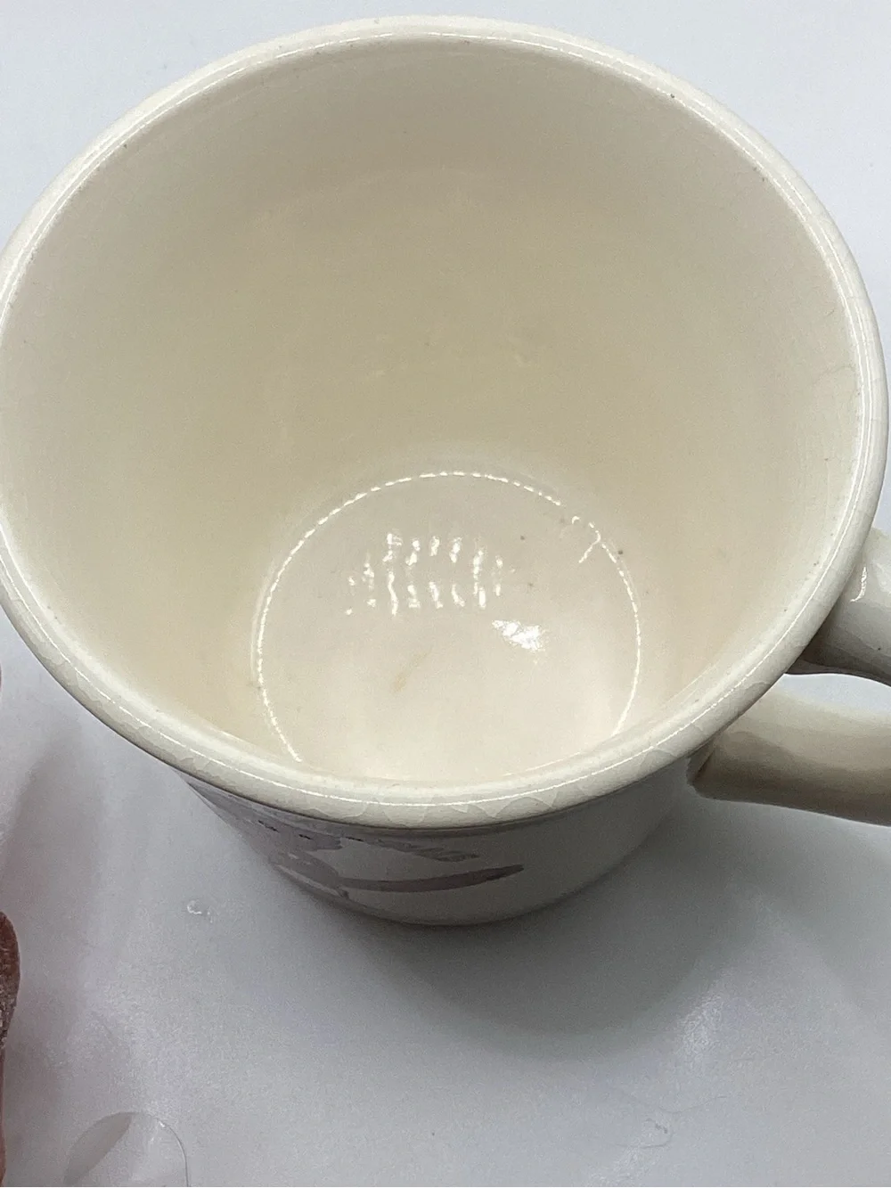vintage white ceramic St. Louis Cardinals coffee mug